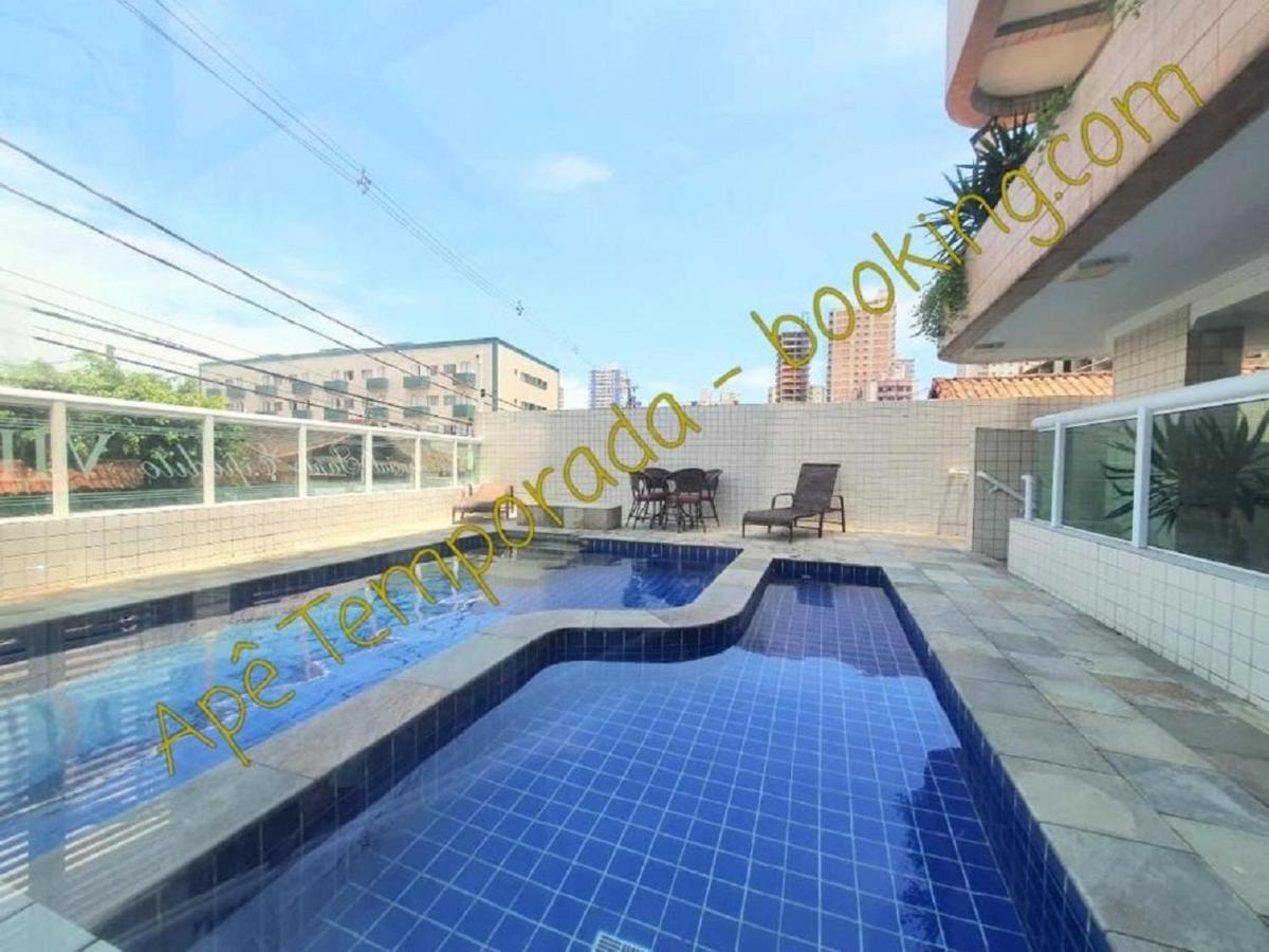Ape Temporada Praia Grande Sp Completo Com Piscina, Churrasqueira, Estacionamento Esterno foto
